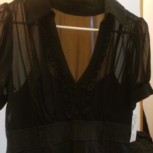 Bisou Bisou Grey/Black dress